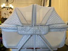Fischer Price Folding Sleep Spot Bassinet with Cover - White
