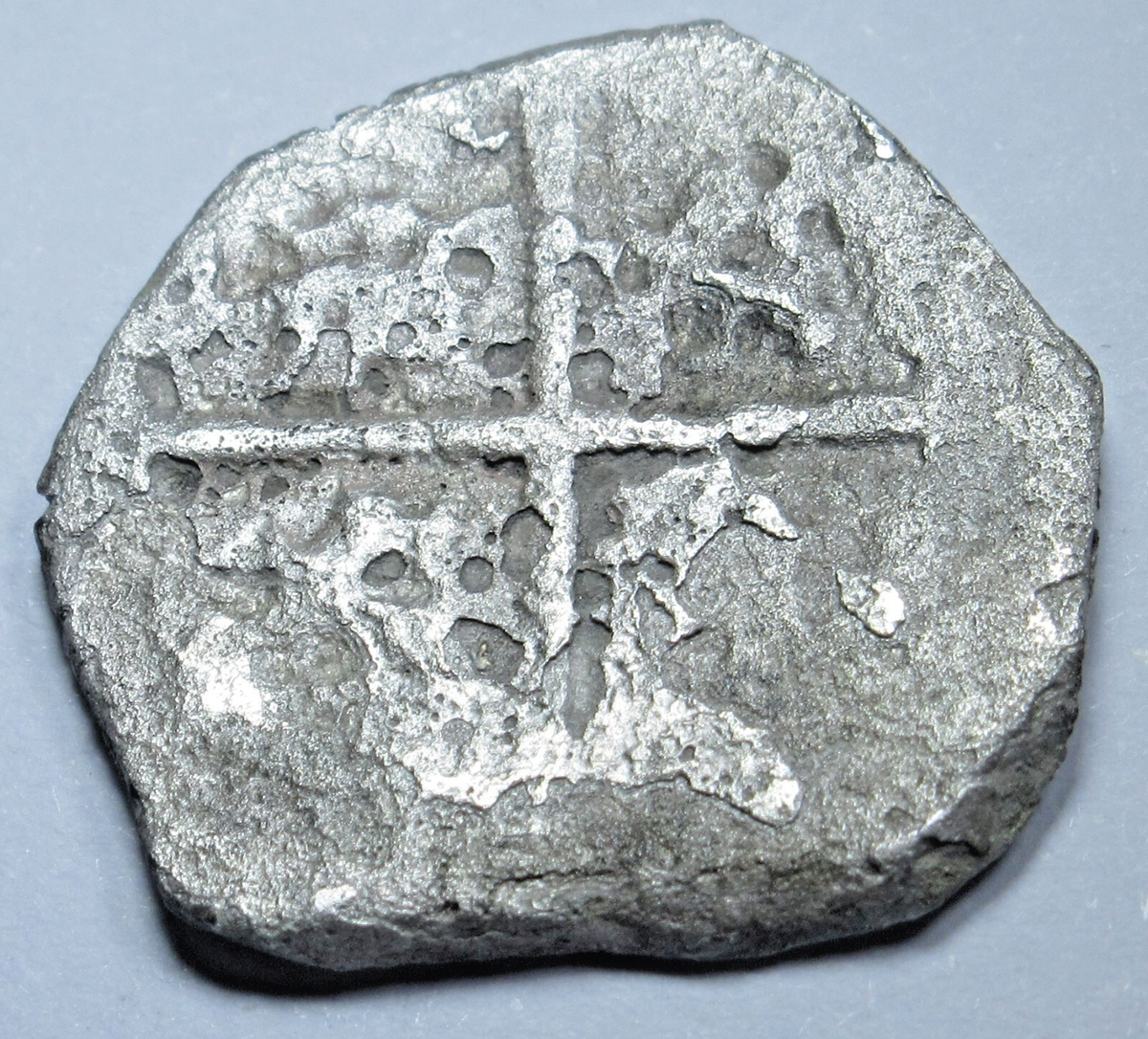 1600's Shipwreck Spanish 1 Reales Genuine Colonial Old Pirate
