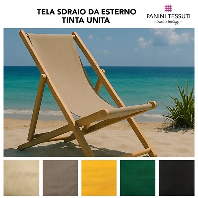 PANINI TESSUTI TESSUTO per ESTERNO T.U. sole telo mare SDRAIO H 44-60 cm AL METRO gazebo sedie