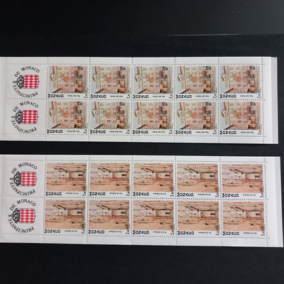 MONACO 1989 / BROSCHÜREN - ANSICHT VON MÜNCHEN, SERIE VON 2 UNVERSEHRTEN HEFTEN POSTFRISCH **