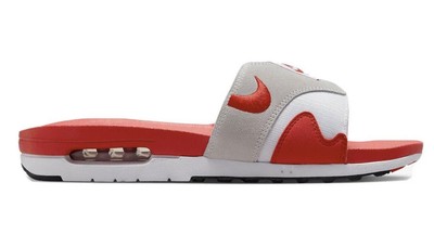 Nike Air Max 1 Slide White/University Red Men display picture 3