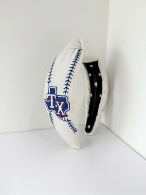 Lele Sadoughi Rangers Embroidered Baseball MLB Headband | eBay display picture 2