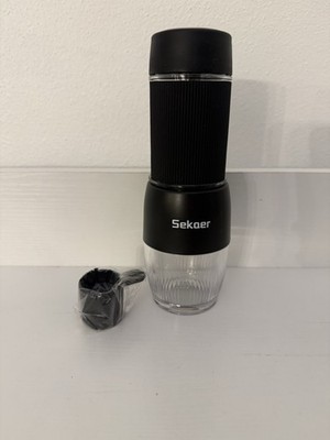 Sekaer Portable/Travel Espresso Machine 2 In 1 Mini Presso 18 Bar Pressure BLK