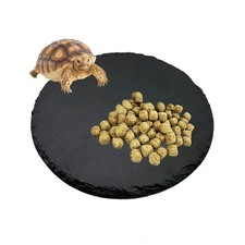 Tfwadmx Reptile Basking Platform,7.8IN Tortoise Rock 7.8inch 1pcs , black