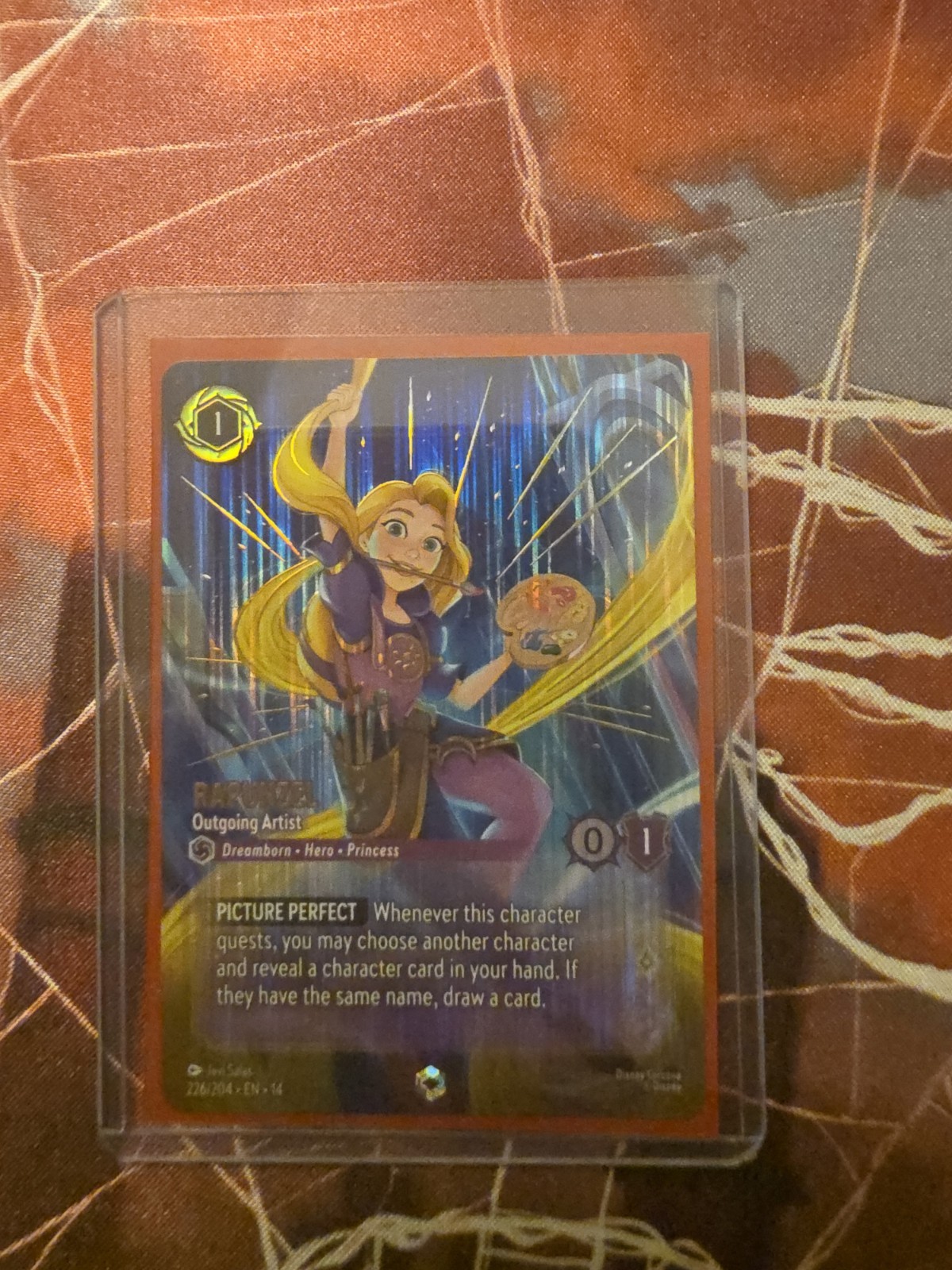 Rapunzel - Outgoing Artist (Enchanted) 226/204 Hyperia City Holo