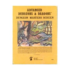 TSR AD D 1st Ed Dungeon Master's Screen 2nd Bag Fair 