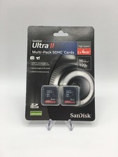 SanDisk Ultra II 4GB Multi-Pack 15mb/s Class 2 SDHC Cards SDSDH2-004G-AC11