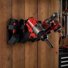 Filts Milwaukee M12 Tool  Battery Wall Mount Holder Black 1 Organizer
