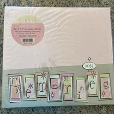 S. E. I. 12x12 Scrapbook "Groovy Gal" Pink Retro Look, Previously Owned