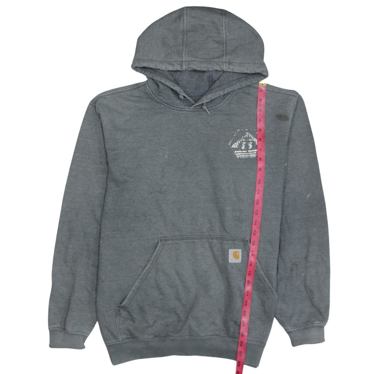 Carhartt Grey Hoodie Mens L image 6
