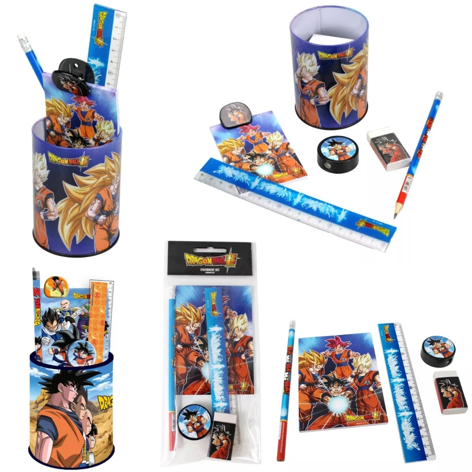 Dragon Ball Kinder Schreibset 5tlg 7tlg Schulbedarf Schulset Schreibwarenset