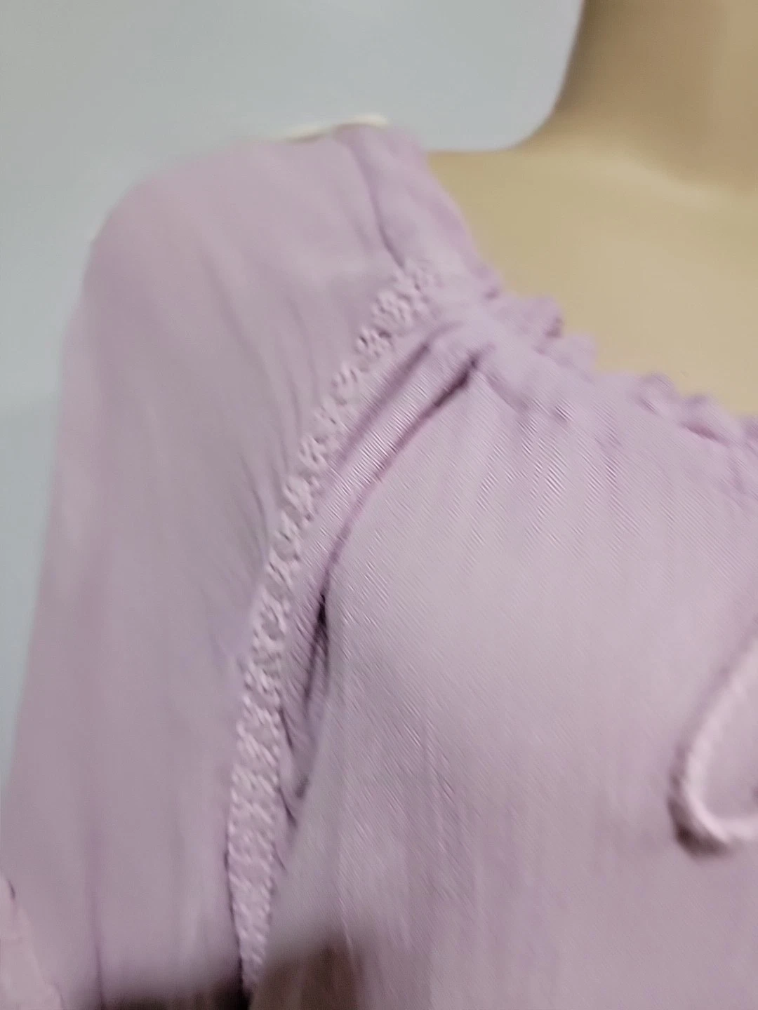 UNDERCOVER Abito Free People In The Moment a strati L segreto lilla maxi palloncino smanicato #CC