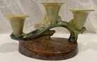 Vintage Roseville Pottery Wincraft Candelabra #253