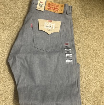 Levi's Men's 501 Original Shrink-to-Fit Jeans (Legacy), Silver