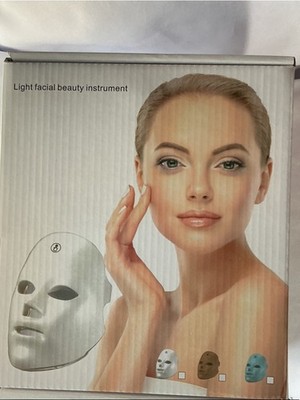 LED Light Facial Mask Skin Care-white