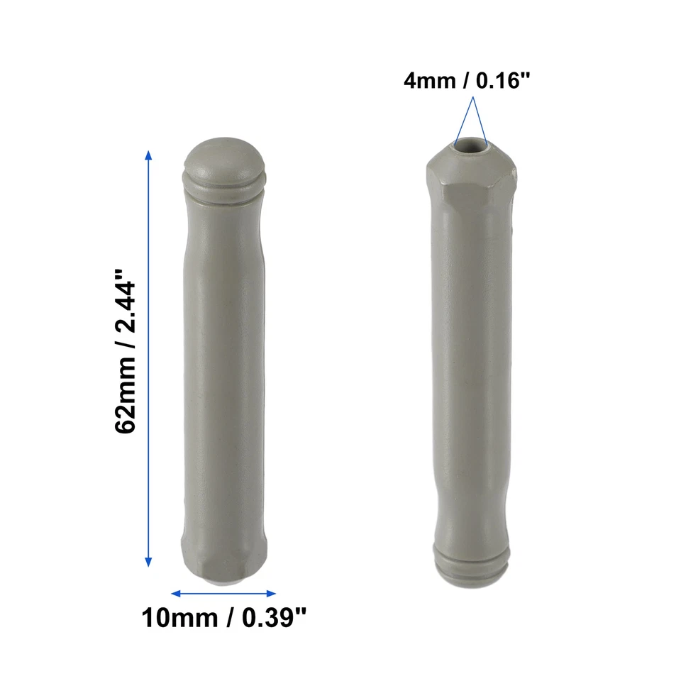 Perilla de barra de bloqueo de puerta de coche gris 2 piezas No.72137-SP0-003ZF para Honda Civic 1996-2000 Foto 3 de 4