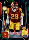 2025 Bowman Chrome University Football Teal Lava Refractor Kennedy Urlacher #16