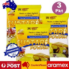 3 x Dapur Desa Custard Powder Premium Egg Custard Mix Malaysian Dessert 300g