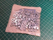 Qty:100 5/16"-18 Grade 5 Finished Hex Nuts Zinc Plated Coarse Thread  Fastenal