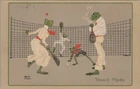 (RB)2024-258, Artist Postcard Tennis Fexen Chemnitz 1911
