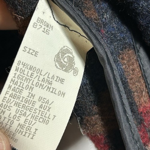 Vintage Woolrich Southwestern Tribal Aztec Open Vest Made In USA Women Size L - Picture 4 of 12