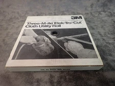 3M Three-M-ite 05033 Elek-Tro-Cut 1-1/2" x 50 Yard 40 Grit Cloth Utility Roll W7