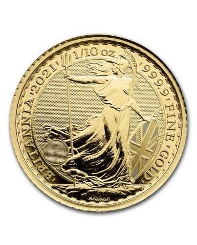 2021 Gold Britannia 1/10 oz — photo from the most recent tracked eBay sale