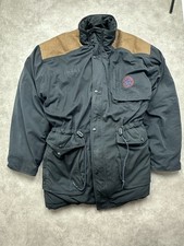 adidas FC Bayern München Winterjacke – Schwarz/Braun – Vintage – Größe L