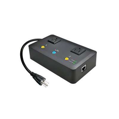 MSNswitch2 IP Enabled Remote Power, Ping Auto Reboot, Dual Outlets, 10A Fuse,...