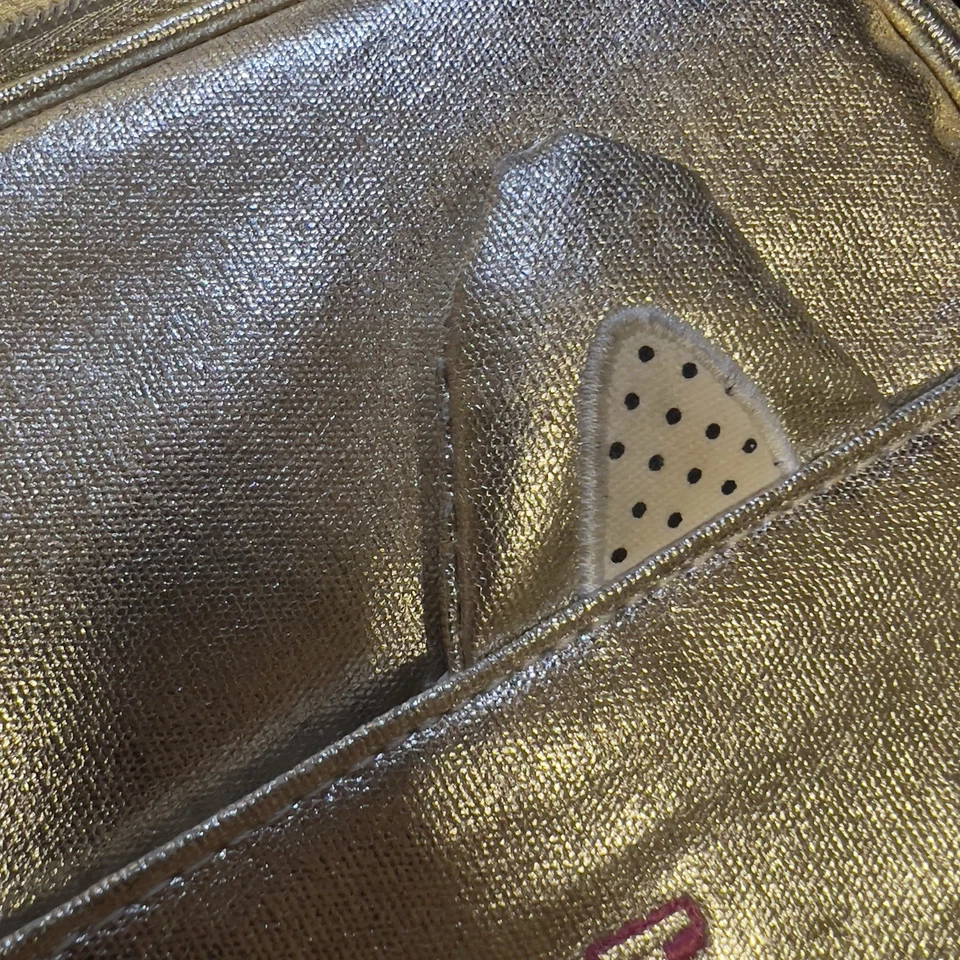 Pottery Barn Gold Kitty 大号背包经典午餐盒个性化小提琴粉色 — 第 4/4 张图片