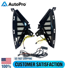For Hyundai Elantra 2021-2023 Daytime Running Light Fog Lamp Drl W Turn Signal
