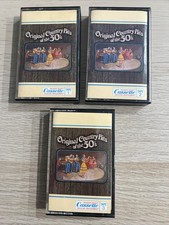 Original Country Hits of the 50  s Vol 1 2 3 Cassette Lot Classic Cassette