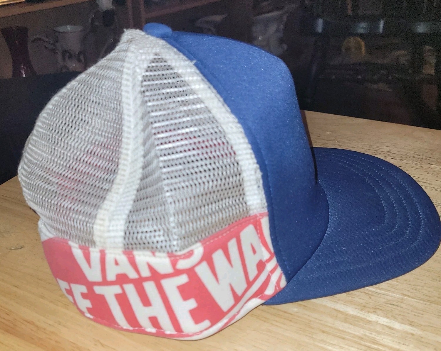 Ing Hat Cap Snapback Mesh Retro Blue