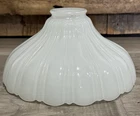 Vintage Ribbed Milk Glass Lamp Diffuser Torchiere Floor Lamp Replacement Shade