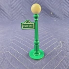 Fisher Price Little people Sesame Street Sign Lamppost Light Lamp Post Vintage