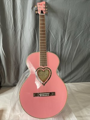 Pre-Owned JJ Heart Guitar in Pink