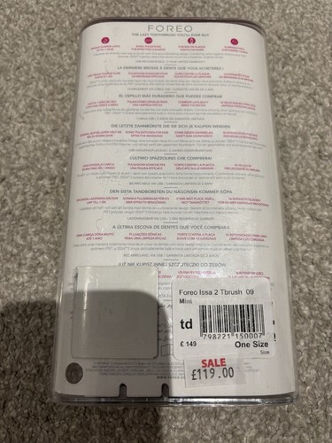Cepillo de dientes eléctrico de silicona sónico FOREO ISSA 2 PRECIO DE VENTA SUGERIDO POR EL FABRICANTE 149,00 £ - Imagen 2 de 2
