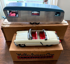 1953 Smith Miller Mic Lincoln Capri Car House Trailer Woriginal Boxes - Mint 1953 Smith Miller Mic Lincoln Capri Car House Trailer Woriginal Boxes - Mint