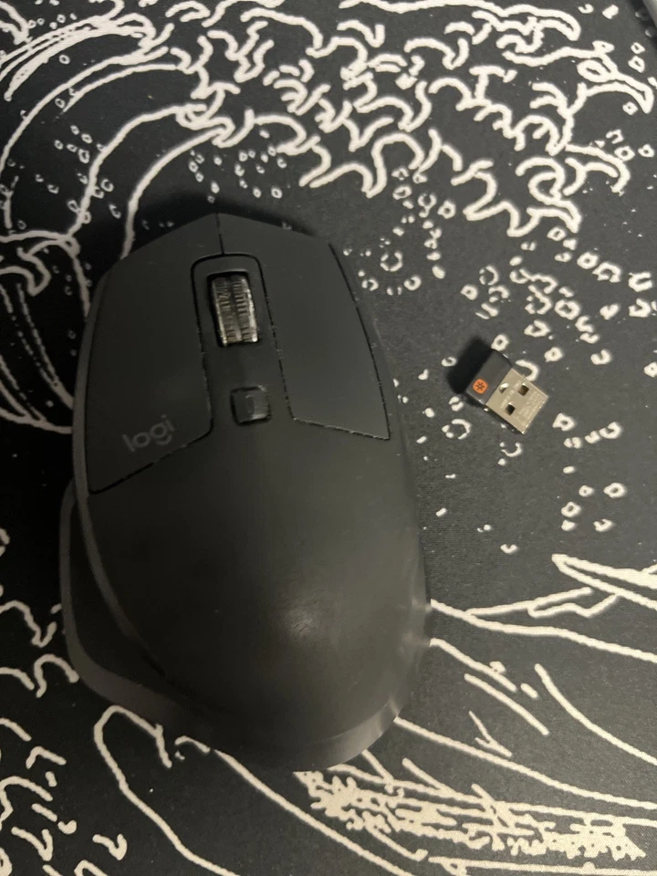 Logitech MX Master 2S Kabellose USB und Bluetooth Maus - Graphit - Bild 2 von 3