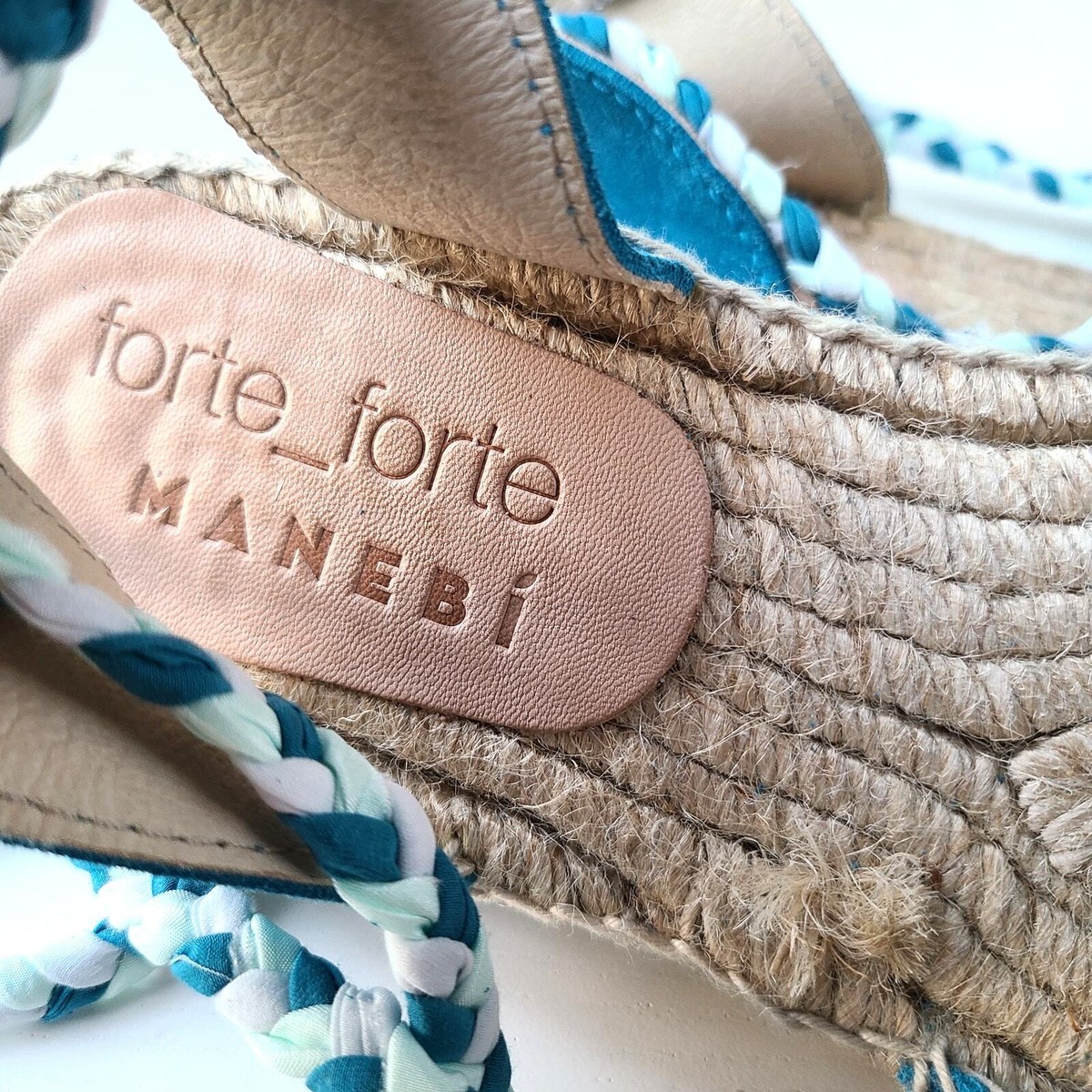 Forte Forte Manebi NEW Suede Valenciana Lace Up Espadrilles  display picture 1