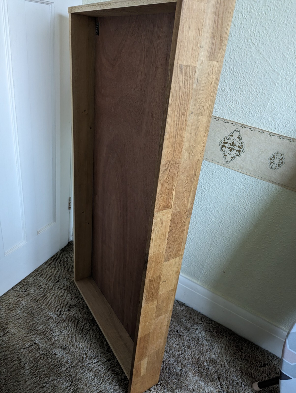 Futon Company OKE Solid Oak Two Seater Sofa Bed With Cushions, Table