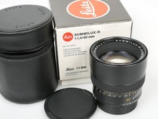 Leitz Summilux R 80 mm 1:1.4 11880 1.4/80 3-cam for SL/SL2 R3-R7 (R8/9) TOP + ORIGINAL PACKAGING