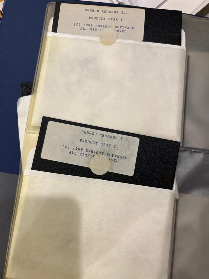 UNUSED VINTAGE SOFTWARE. CHURCH RECORDS 5.1. USER DEMO. ACCPAC PLUS GL INTERFACE - Image 2 of 4