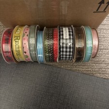 Lot sale of misc Ribbon - please read for details - 10 rolls