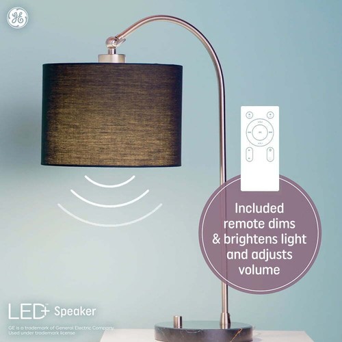 LED Multicolor Speaker LED Light Bulbs w/Bluetooth Speaker A21 Bulbs 9W 2-Pack - Picture 9 of 11
