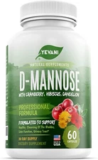 100% Pure D-Mannose, UTI Prevention, Urinary Tract Health and Bladder Support