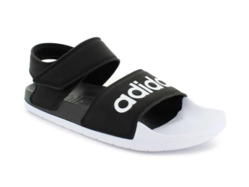 Sandalo Adidas Adilette bianco e nero Supercloud ammortizzazione nuovo donna con scatola!