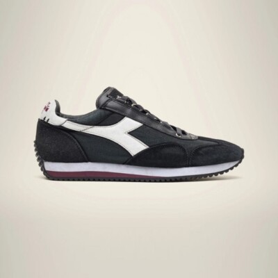 Diadora Heritage Equipe H Dirty Stone Wash Evo Nero Originali Nuova  Collezione | eBay