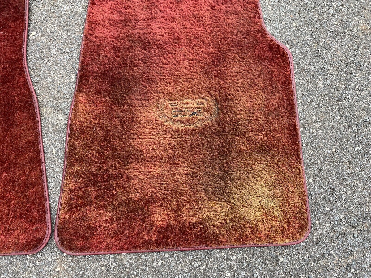 1984-86 Nissan 300ZX Z31 OEM Maroon Red Front Floor Mat Set