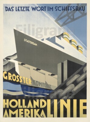 Affiche Vintage Paquebot Rane – Poster Haut De Gamme 50x70cm – PostersAndCo